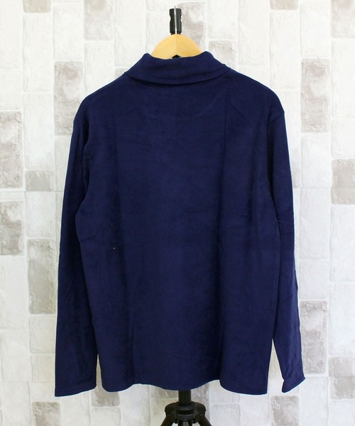 TopIsm（トップイズム）の「WARM WEAR ストレッチ入りタートルネックカットソー（Tシャツ/カットソー・メンズ・ホワイト/ブラック/チャコールグレー/ネイビー/カーキ・LL/L/M）」の18枚目の写真