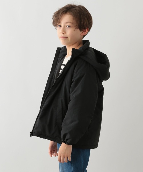 GLOBAL WORK Smile Seed Store（グローバルワーク スマイルシードストア）の「中綿フードブルゾン/キッズ/145460（ブルゾン・キッズ・ブラック/グリーン/ベージュ・140cm/110cm/150cm/130cm/120cm）」の8枚目の写真