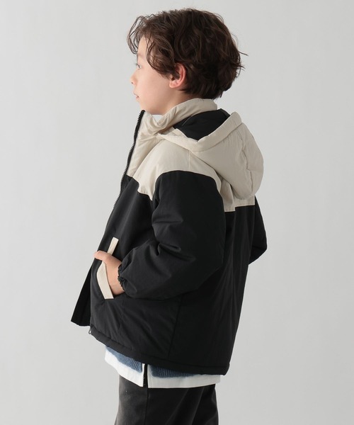 GLOBAL WORK Smile Seed Store（グローバルワーク スマイルシードストア）の「中綿フードブルゾン/キッズ/145460（ブルゾン・キッズ・ブラック/グリーン/ベージュ・140cm/110cm/150cm/130cm/120cm）」の16枚目の写真