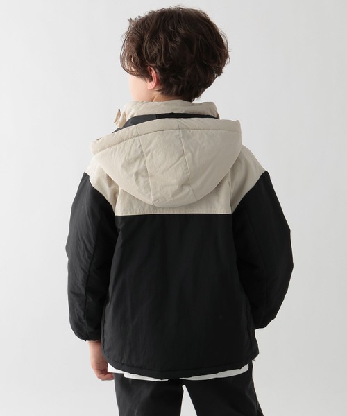 GLOBAL WORK Smile Seed Store（グローバルワーク スマイルシードストア）の「中綿フードブルゾン/キッズ/145460（ブルゾン・キッズ・ブラック/グリーン/ベージュ・140cm/110cm/150cm/130cm/120cm）」の18枚目の写真