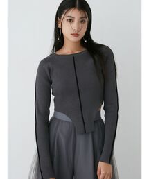 MURUA | レオタードラインラメニット(ニット/セーター)