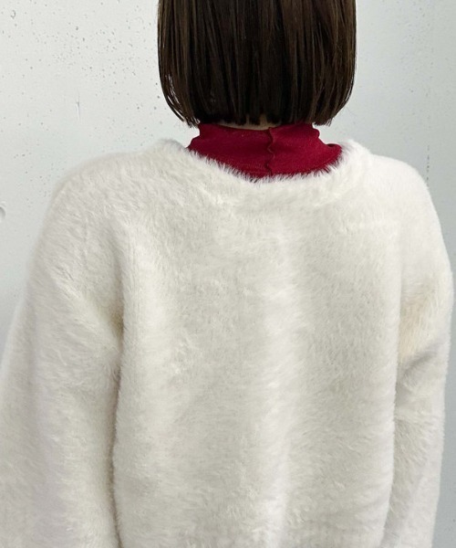 archives(アルシーヴ)の「アウトメローハイネックカットプルオーバー/(Tシャツ/カットソー・レディース・ワインレッド/ダークブルー/オフホワイト/ブラック・MEDIUM)」の13枚目の写真