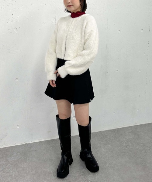 archives(アルシーヴ)の「アウトメローハイネックカットプルオーバー/(Tシャツ/カットソー・レディース・ワインレッド/ダークブルー/オフホワイト/ブラック・MEDIUM)」の15枚目の写真