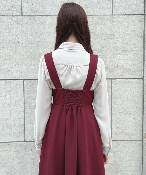 F i.n.t（フィント）の「リボンタイ付きロゴ刺繍衿長袖ブラウス/fint フィント（シャツ/ブラウス・レディース・オフホワイト/ライトベージュ・FREE）」の7枚目の写真