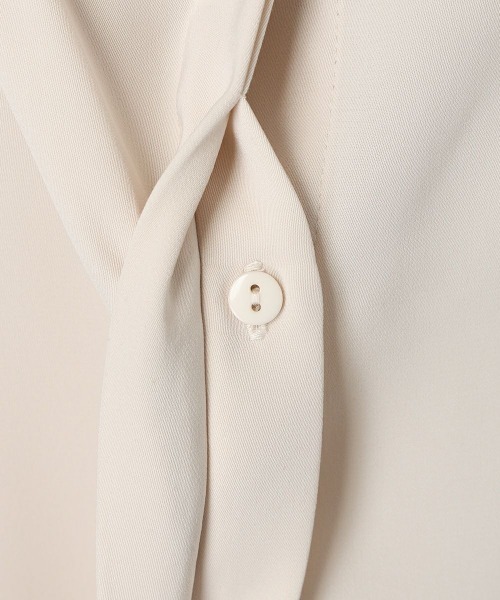 F i.n.t（フィント）の「リボンタイ付きロゴ刺繍衿長袖ブラウス/fint フィント（シャツ/ブラウス・レディース・オフホワイト/ライトベージュ・FREE）」の18枚目の写真