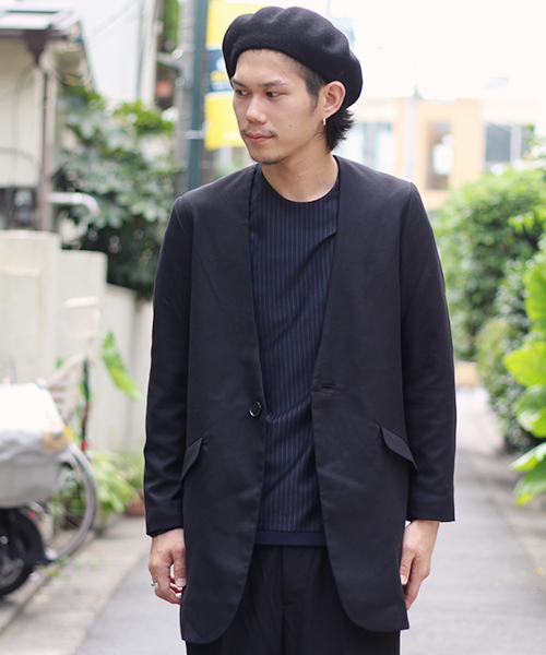 Lui's(ルイス)の「C-PLUS HEADWEARS(シープラス・ヘッドウェアーズ) ウールベレー帽(ハンチング/ベレー帽・メンズ・ブラック/キャメル・FREE)」の9枚目の写真