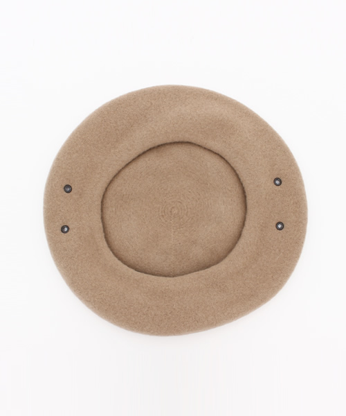 Lui's(ルイス)の「C-PLUS HEADWEARS(シープラス・ヘッドウェアーズ) ウールベレー帽(ハンチング/ベレー帽・メンズ・ブラック/キャメル・FREE)」の4枚目の写真