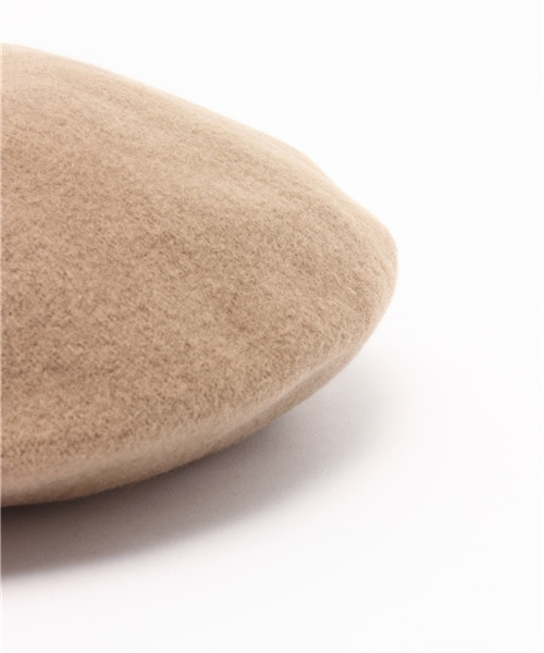 Lui's(ルイス)の「C-PLUS HEADWEARS(シープラス・ヘッドウェアーズ) ウールベレー帽(ハンチング/ベレー帽・メンズ・ブラック/キャメル・FREE)」の5枚目の写真