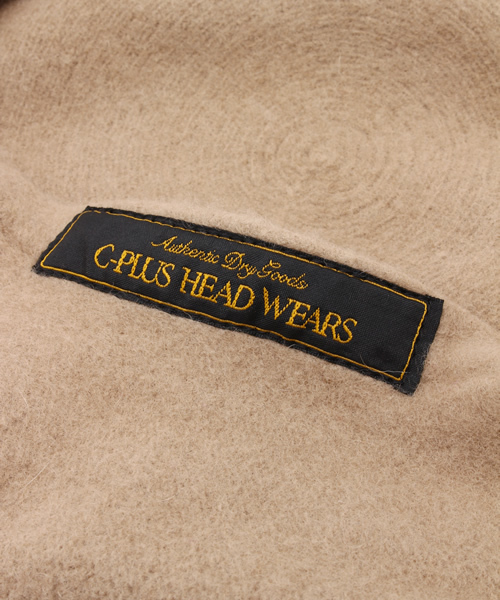 Lui's(ルイス)の「C-PLUS HEADWEARS(シープラス・ヘッドウェアーズ) ウールベレー帽(ハンチング/ベレー帽・メンズ・ブラック/キャメル・FREE)」の6枚目の写真