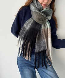 CANAL JEAN | El mar　ボリュームチェックマフラー(マフラー)