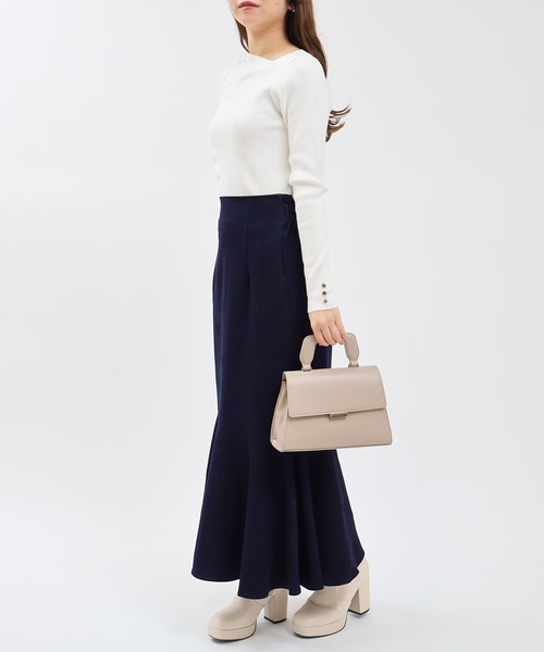 デニムライクリボン柄マーメイドスカート（スカート）｜ASTORIA ODIER（アストリアオディール）