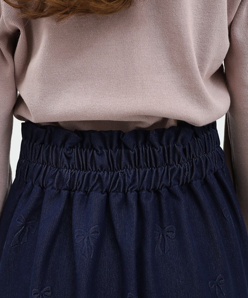 デニムライクリボン柄マーメイドスカート（スカート）｜ASTORIA ODIER（アストリアオディール）