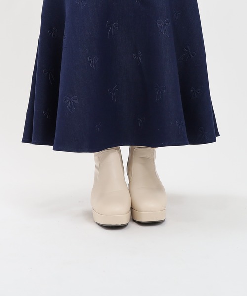 デニムライクリボン柄マーメイドスカート（スカート）｜ASTORIA ODIER（アストリアオディール）