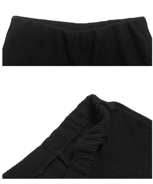 anyonemore（エニワンモア）の「ウエストゴムリブニットショートパンツ（その他パンツ・レディース・ブラック・FREE）」の14枚目の写真