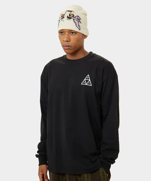 HUF(ハフ)の「SONG JACQUARD BEANIE / HUF ジャカード シングル ビーニー(ニットキャップ/ビーニー・メンズ・ブラック/オフホワイト・ONE SIZE)」の10枚目の写真