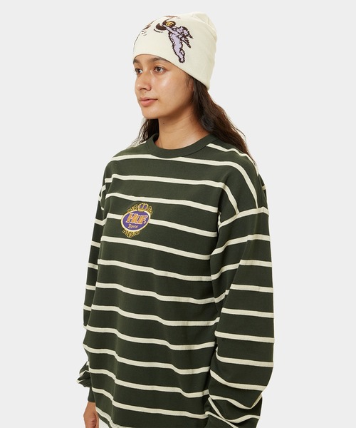 HUF(ハフ)の「SONG JACQUARD BEANIE / HUF ジャカード シングル ビーニー(ニットキャップ/ビーニー・メンズ・ブラック/オフホワイト・ONE SIZE)」の8枚目の写真