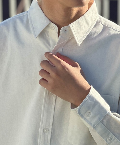 NAVY(ネイビー)の「【NAVY】チェックシャツ(シャツ/ブラウス・メンズ・ネイビー系/ホワイト系その他/グレー系その他/レッド系その他/ブラック系その他/ブルー系その他/ホワイト/チャコールグレー・M/XL/L)」の12枚目の写真