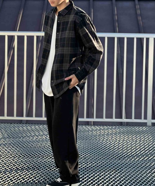 NAVY(ネイビー)の「【NAVY】チェックシャツ(シャツ/ブラウス・メンズ・ネイビー系/ホワイト系その他/グレー系その他/レッド系その他/ブラック系その他/ブルー系その他/ホワイト/チャコールグレー・M/XL/L)」の16枚目の写真