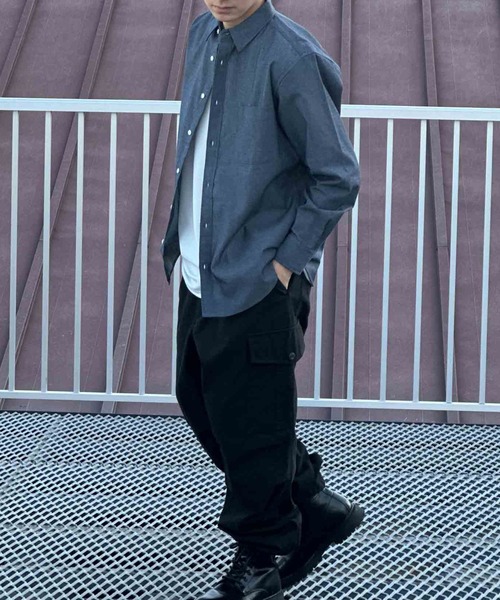 NAVY(ネイビー)の「【NAVY】チェックシャツ(シャツ/ブラウス・メンズ・ネイビー系/ホワイト系その他/グレー系その他/レッド系その他/ブラック系その他/ブルー系その他/ホワイト/チャコールグレー・M/XL/L)」の20枚目の写真