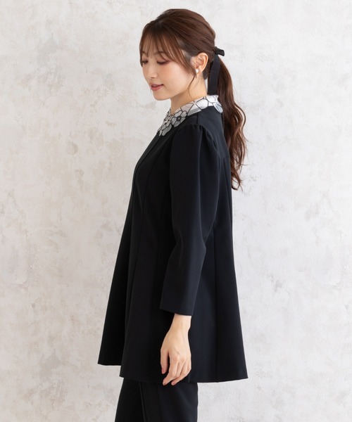 セール】【セットアップ対応】フラワー襟ブラウス（シャツ/ブラウス