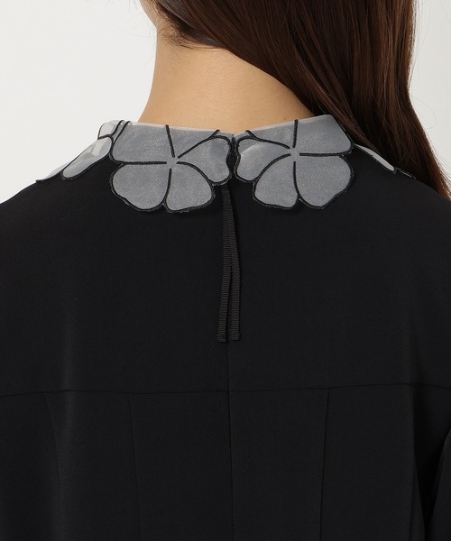 セール】【セットアップ対応】フラワー襟ブラウス（シャツ/ブラウス