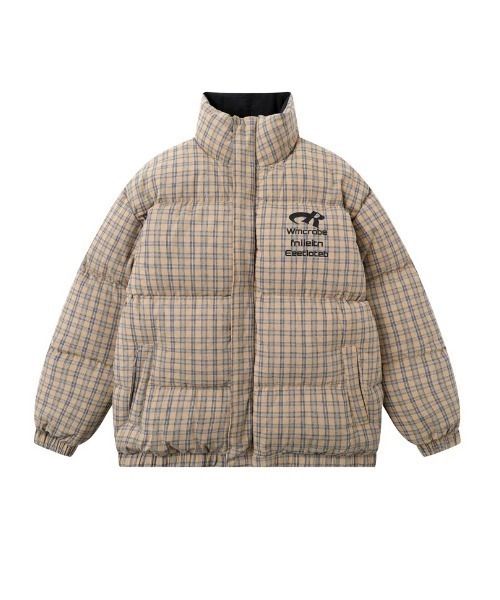 セール】リバーシブルチェック柄中綿ジャケット（その他アウター