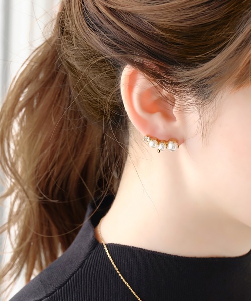 Phoebe(フィービィー)の「【累計販売 5000点突破!】リオデラパールイヤリング(イヤリング・レディース・ホワイト・FREE)」の8枚目の写真