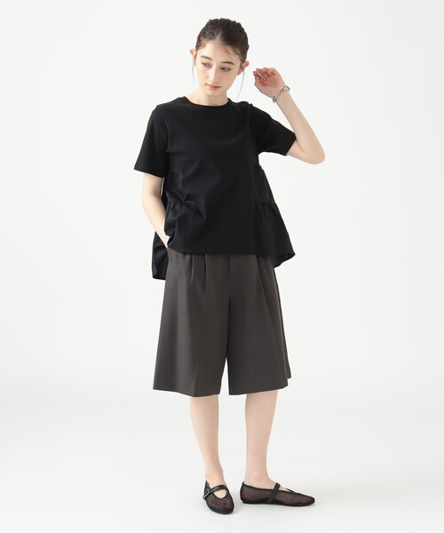 B:MING by BEAMS（ビーミングバイビームス）の「サイド ティアード プルオーバー（Tシャツ/カットソー・レディース・ライトブルー/オフホワイト/ブラック/ピンク・ONE SIZE）」の10枚目の写真