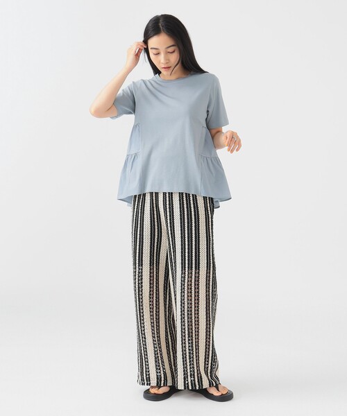 B:MING by BEAMS（ビーミングバイビームス）の「サイド ティアード プルオーバー（Tシャツ/カットソー・レディース・ライトブルー/オフホワイト/ブラック/ピンク・ONE SIZE）」の21枚目の写真