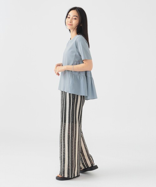 B:MING by BEAMS（ビーミングバイビームス）の「サイド ティアード プルオーバー（Tシャツ/カットソー・レディース・ライトブルー/オフホワイト/ブラック/ピンク・ONE SIZE）」の17枚目の写真