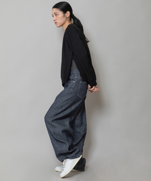 Munich（ミューニック）の「ダブルフェイスジャージプルオーバー（Tシャツ/カットソー・レディース・ブラック/ベージュ/キナリ・FREE）」の12枚目の写真