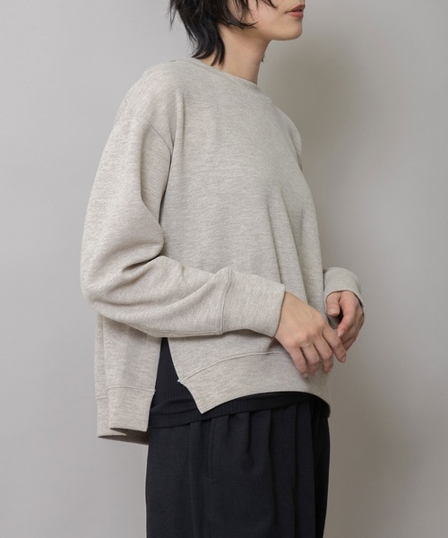 Munich（ミューニック）の「ダブルフェイスジャージプルオーバー（Tシャツ/カットソー・レディース・ブラック/ベージュ/キナリ・FREE）」の20枚目の写真