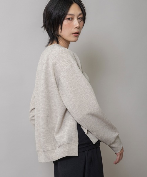 Munich（ミューニック）の「ダブルフェイスジャージプルオーバー（Tシャツ/カットソー・レディース・ブラック/ベージュ/キナリ・FREE）」の19枚目の写真