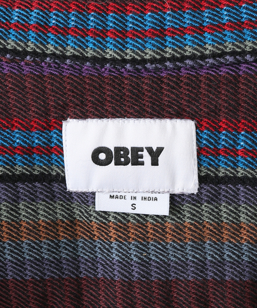 OBEY（オベイ）の「【OBEY / オベイ】 WANDERER WOVEN 181200403