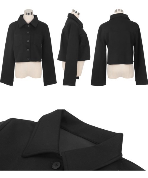 KOBE LETTUCE（コウベレタス）の「ダイバージャケット（その他アウター・レディース・チャコール/ブラック・M）」の12枚目の写真