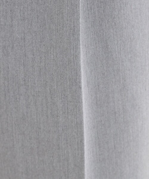 DRESKIP（ドレスキップ）の「【洗える/S-LL】脚のラインを拾いにくい センタープレス タックワイドパンツ（その他パンツ・レディース・グレー/ブラック/ライトベージュ・01/02/03/04）」の4枚目の写真