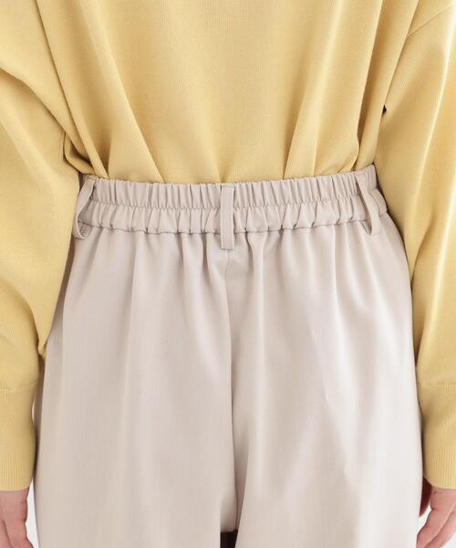 DRESKIP（ドレスキップ）の「【洗える/S-LL】脚のラインを拾いにくい センタープレス タックワイドパンツ（その他パンツ・レディース・グレー/ブラック/ライトベージュ・01/02/03/04）」の18枚目の写真