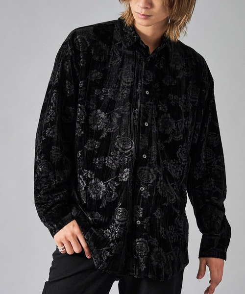 REGIEVO 光沢がセクシーな艶シャツ(シャツ/ブラウス)|REGIEVO(レジエボ)