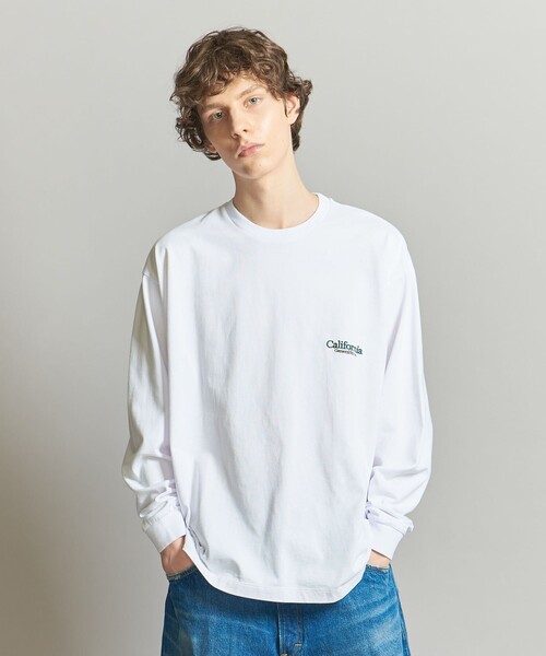 EAGLE/USA Men's ロンＴ V-NECK オーガニックコットン100% WHITE $_57.PNG?set_id=880000500F
