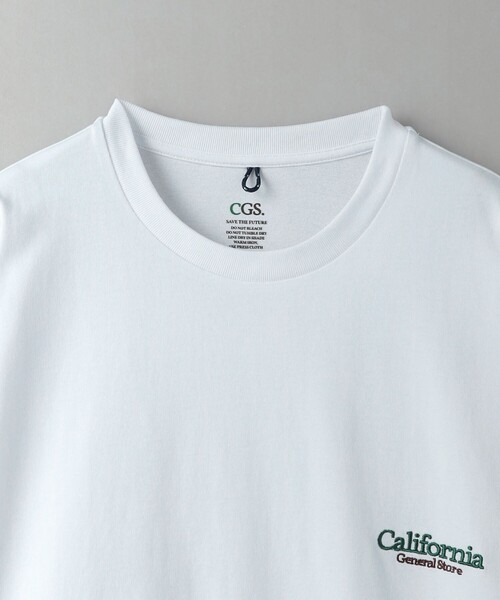 California General Store（California General Store）の「＜CGS.＞オーガニック コットン ロングスリーブ ロゴ Tシャツ（Tシャツ/カットソー・メンズ・ターコイズブルー/ネイビー/ホワイト/ライトグレー・S/L/M/XL）」の19枚目の写真