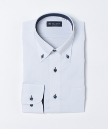 TOKYO SHIRTS | 透け防止 形態安定ノーアイロン ボタンダウン 長袖ビジネスワイシャツ(ビジネスシャツ)