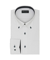 TOKYO SHIRTS | 透け防止 形態安定ノーアイロン ボタンダウン 長袖ビジネスワイシャツ(ビジネスシャツ)