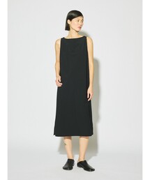 MIDIUMISOLID（ミディウミソリッド）の「MIDIUMISOLID for Ladies ストレッチボートネックワンピース（ワンピース）」