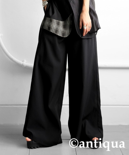 antiqua(アンティカ)の「レイヤードスタイルパンツ(その他パンツ・レディース・ブラック・LARGE/MEDIUM)」の6枚目の写真