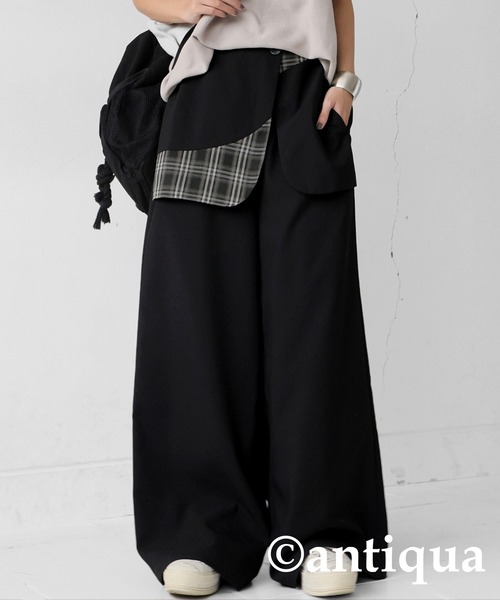 antiqua(アンティカ)の「レイヤードスタイルパンツ(その他パンツ・レディース・ブラック・LARGE/MEDIUM)」の15枚目の写真
