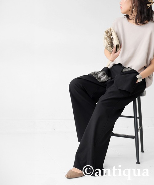 antiqua(アンティカ)の「レイヤードスタイルパンツ(その他パンツ・レディース・ブラック・LARGE/MEDIUM)」の20枚目の写真
