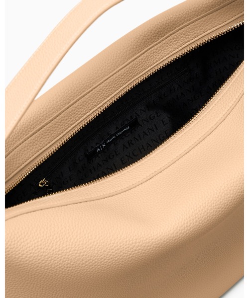 ARMANI EXCHANGE(アルマーニエクスチェンジ)の「【A|X アルマーニ エクスチェンジ】<ZOZO限定>BOXロゴバックル ワンハンドルバッグ(ハンドバッグ・レディース・ブラック/ダークブラウン/ベージュ・FREE)」の12枚目の写真
