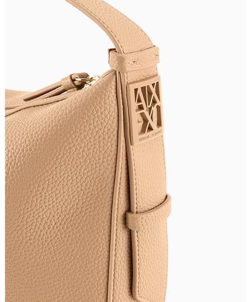 ARMANI EXCHANGE(アルマーニエクスチェンジ)の「【A|X アルマーニ エクスチェンジ】<ZOZO限定>BOXロゴバックル ワンハンドルバッグ(ハンドバッグ・レディース・ブラック/ダークブラウン/ベージュ・FREE)」の13枚目の写真