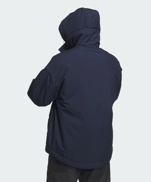 adidas（アディダス）の「マストハブ オーバーサイズフィット パデッド ユーティリティパーカー / アディダス adidas（ダウンジャケット/コート・メンズ・ブラック/オリーブ/ダークブルー・LARGE/MEDIUM/SMALL/XX-LARGE/3XL/X-LARGE）」の18枚目の写真