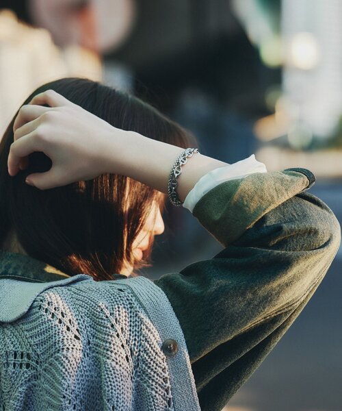 tk.TAKEO KIKUCHI(ティーケータケオキクチ)の「アソートステンレスダブルブレス(ブレスレット・メンズ・シルバー系/シルバー系1/シルバー・00)」の12枚目の写真